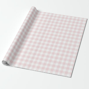 Papel De Regalo Pink Gingham Birthday Party