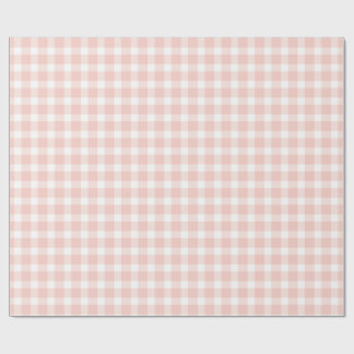 Papel De Regalo pink gingham wrapping paper roll