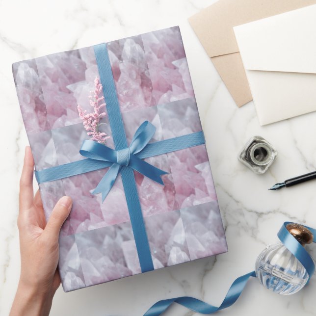 Papel De Regalo Pink Quartz Mind Body Spirit Energy (Regalar)