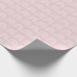 Papel De Regalo Pink Rainbows Girly Culy Bonito Baby Shower<br><div class="desc">papel de envoltura giratoria de color rosa rosado. Este papel se puede usar para cumpleaños,  bebés o duchas de novias. Así que bonito.</div>