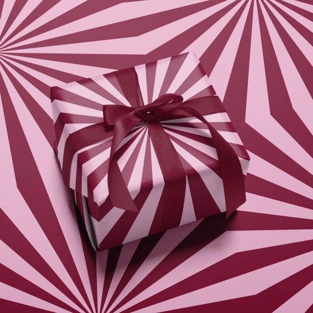 Papel De Regalo Pink red swirly Christmas Wrapping paper (Subido por el creador)