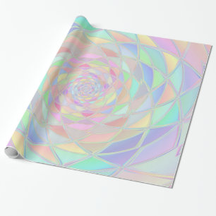 Papel De Regalo Pink Stained Glass Window Pastels