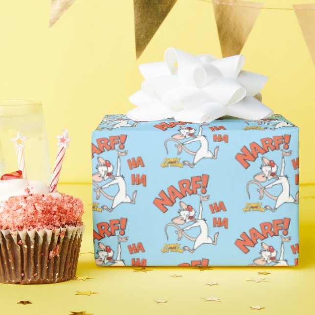 Papel De Regalo Pinky y el cerebro | Pinky "Narf" (Fiesta de cumpleaños )