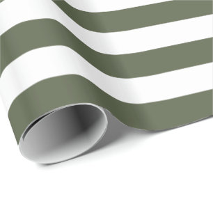 Papel De Regalo Pino Ciprés Verde/Frania Blanca