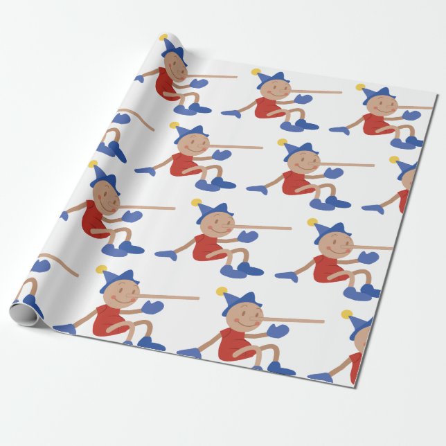 Papel De Regalo Pinocho (Desenrollado)