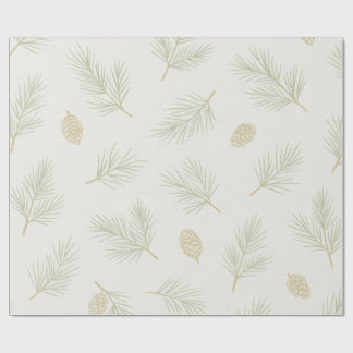 Papel De Regalo Pinos Costeros