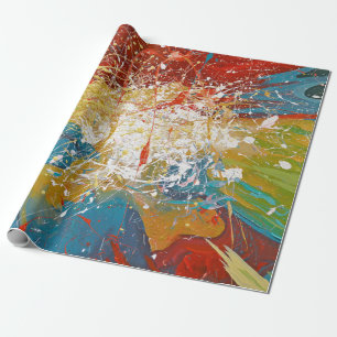 Papel De Regalo pinte el chapoteo