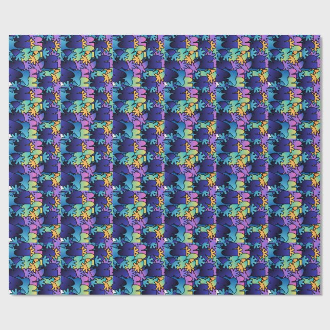 Papel De Regalo Pintura abstracta (Superficie plana)