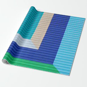 Papel De Regalo Pintura abstracta multicolor