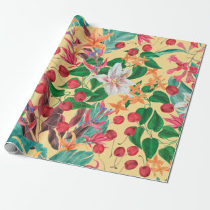 Papel De Regalo Pintura acuarela sin fisuras con beltismo