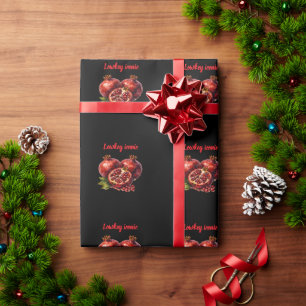 Papel De Regalo Pintura al óleo roja rica Granada estética elegant