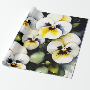 Papel De Regalo pintura de acuarela de bonito blanco