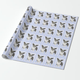 Papel De Regalo Pintura de Cardigan Welsh Corgi - Arte Perro Origi