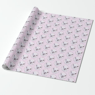 Papel De Regalo Pintura de Chinese Crested Powderpuff - Arte de Pe