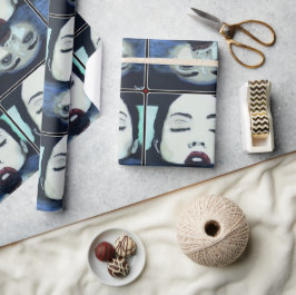 Papel De Regalo Pintura de "Como arriba, más abajo" sobre una