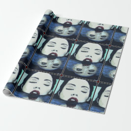 Papel De Regalo Pintura de "Como arriba, más abajo" sobre una