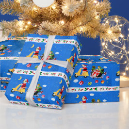 Papel De Regalo Pintura de entrega de navidades Labrador