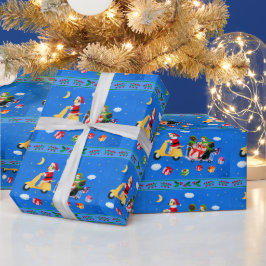 Papel De Regalo Pintura de entrega de navidades Labrador