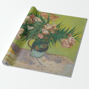 Papel De Regalo Pintura de flores de adelfa de Vincent Van Gogh