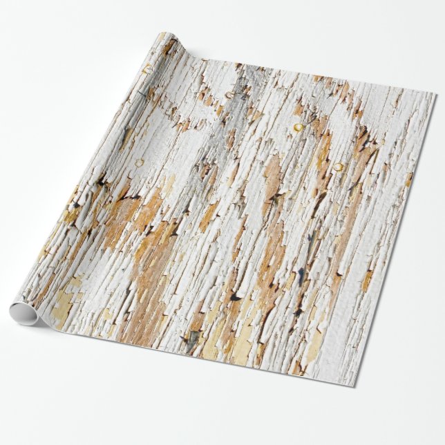 Papel De Regalo Pintura de la peladura en fotografía abstracta de (Desenrollado)
