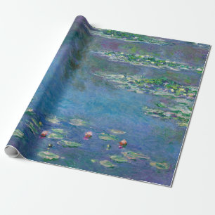 Papel De Regalo Pintura de los alilies de agua de Monet
