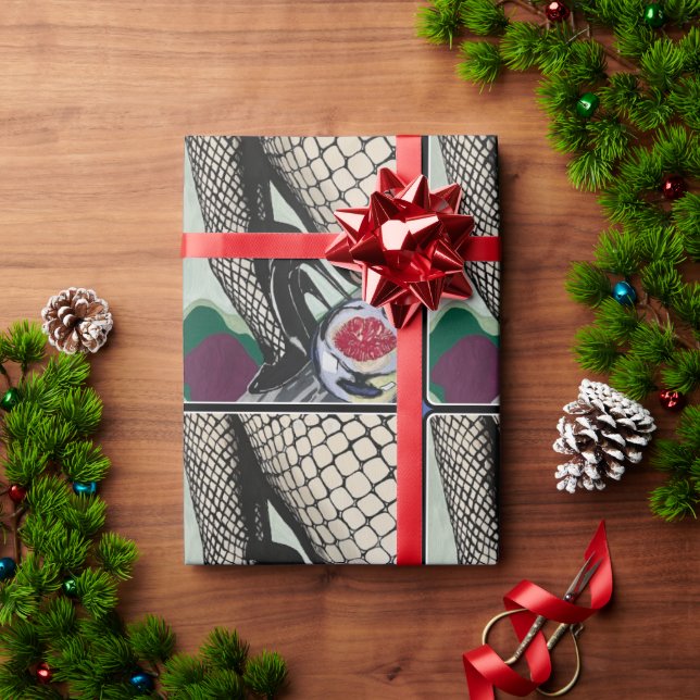 Papel De Regalo Pintura de 'pescadores festivos' (Regalo de vacaciones)
