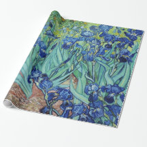 Pintura floral vintage, Iris, Vincent van Gogh