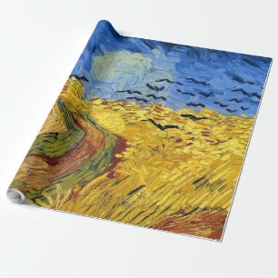 Papel De Regalo Pintura impresionista de Van Gogh Wheat Fields