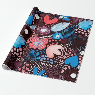 Papel De Regalo Pintura manual Abstract Watercolor Sketch Doodle F
