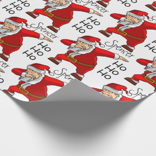 Papel De Regalo Pintura Santa personalizada