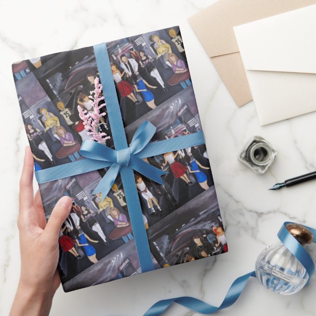 Papel De Regalo Pintura sin control de Alfred Fox (Regalar)