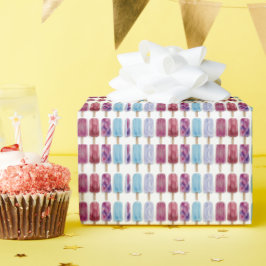 Papel De Regalo Pinturas de acuarela de paletas vibraciones verani