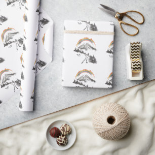 Papel De Regalo Pionero/a They/Them – Arte de Campamento del Orgul