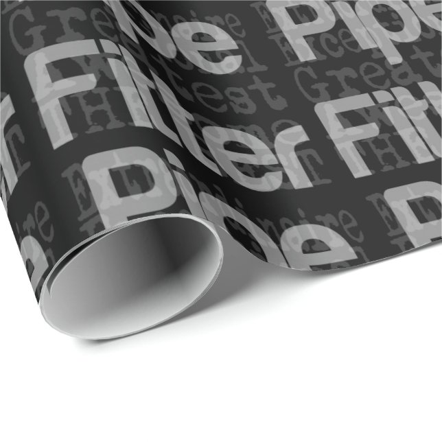 Papel De Regalo Pipe Fitter Extraordinaire (Esquina del rollo)