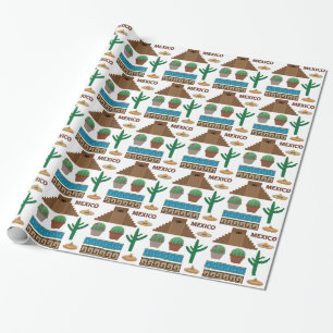 Papel De Regalo pirámide mexicana