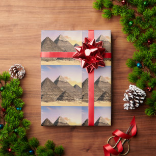 Papel De Regalo Pirámides De Giza Viaje Egipto Foto