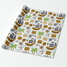 Papel De Regalo Pirata infantil