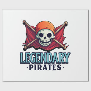 Papel De Regalo Piratas legendarios