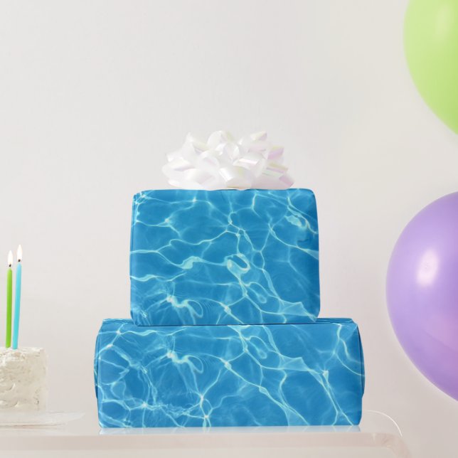 Papel De Regalo Piscina Fiesta de natación (Regalos de fiesta)