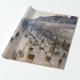 Papel De Regalo Pissarro - Boulevard Montmartre, invierno por la m