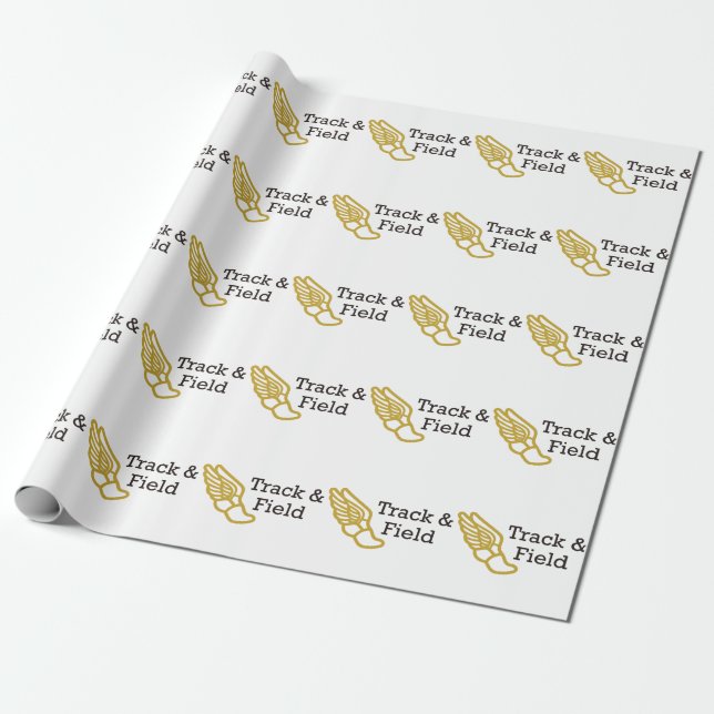Papel De Regalo Pista y campo (Desenrollado)