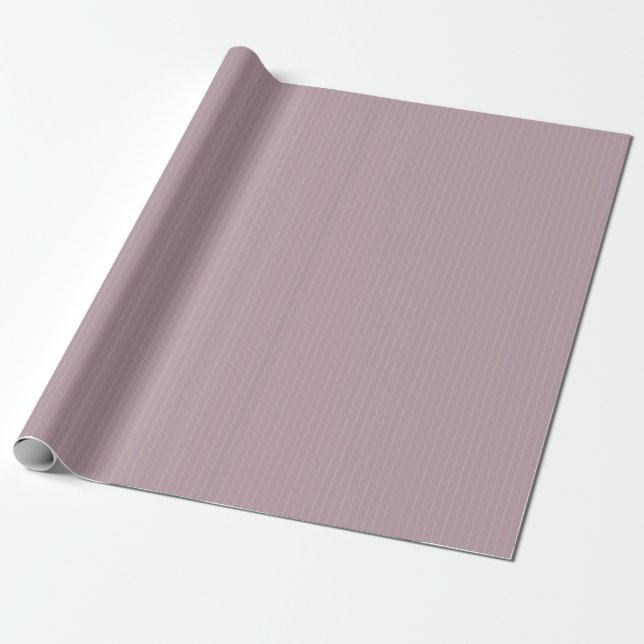 Papel De Regalo Pistachio Green Chalky Stripes on Mauve Mist (Desenrollado)