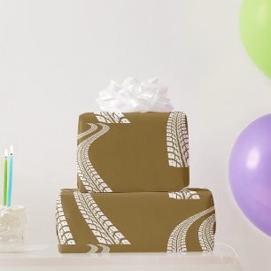 Papel De Regalo Pistas de neumáticos