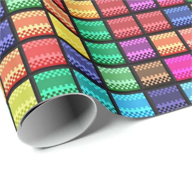 Papel De Regalo Pixel art videogaming (Esquina del rollo)