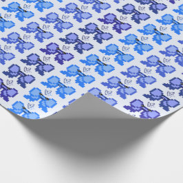 Papel De Regalo Pixel Bow In High Heels Pattern