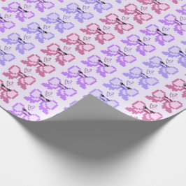 Papel De Regalo Pixel Bow In High Heels Pattern