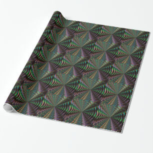 Papel De Regalo Pixel olográfico brillante oscuro del modelo