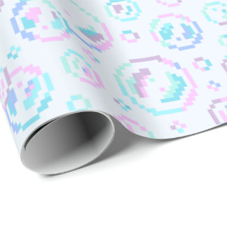 Papel De Regalo Pixel Soap Bubbles Pattern