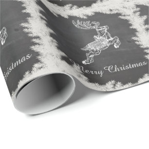 Papel De Regalo Pizarra de Navidades lindos y de moda