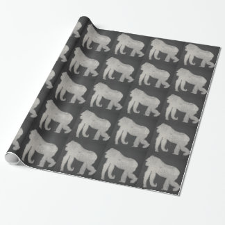 Papel De Regalo Pizarra del gorila